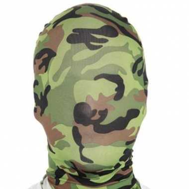 Camouflage masker zentai pak